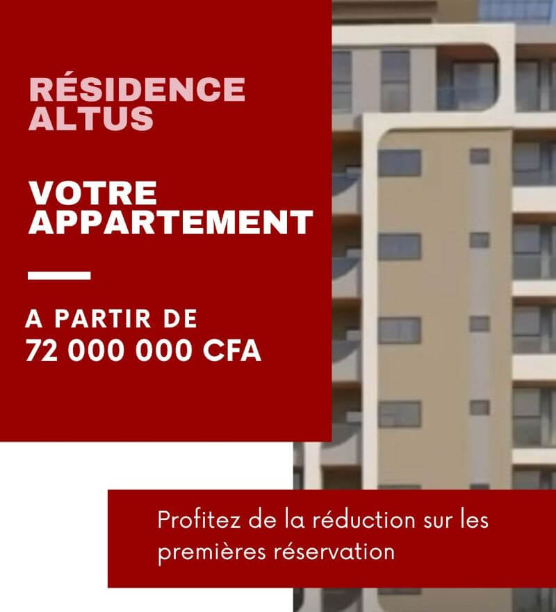 Programme immobilier Altus Almadies Dakar Sénégal